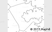 Blank Simple Map of Le Robert, no labels