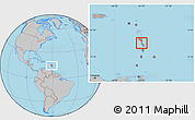 Gray Location Map of Macouba