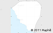 Silver Style Simple Map of Case-Pilote