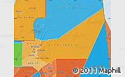 Political Shades Map of Adrar