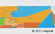 Political Shades Panoramic Map of Adrar