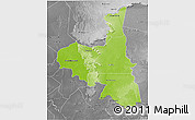 Physical 3D Map of Assaba, desaturated