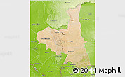 Satellite 3D Map of Assaba, physical outside