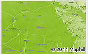 Physical Panoramic Map of Aftout (Barkewol)