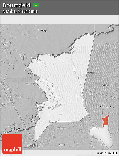 Gray 3D Map of Boumdeid