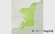 Physical 3D Map of Boumdeid, lighten, semi-desaturated