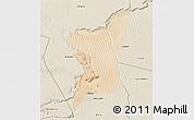Satellite 3D Map of Boumdeid, shaded relief outside