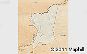 Shaded Relief 3D Map of Boumdeid, satellite outside