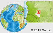 Physical Location Map of Boumdeid, highlighted parent region