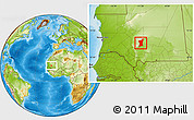 Physical Location Map of Boumdeid