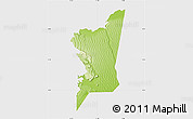 Physical Map of Boumdeid, single color outside