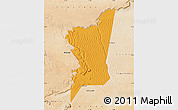 Political Map of Boumdeid, satellite outside