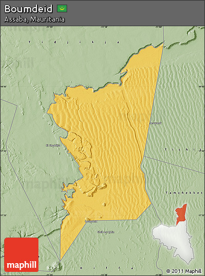 Savanna Style Map of Boumdeid