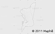 Silver Style Map of Boumdeid, single color outside