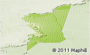 Physical Panoramic Map of Boumdeid, lighten
