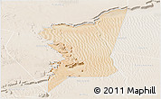 Satellite Panoramic Map of Boumdeid, lighten