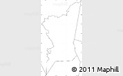 Blank Simple Map of Boumdeid, no labels