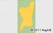 Savanna Style Simple Map of Boumdeid