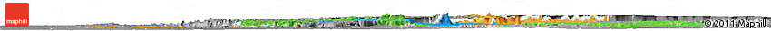 Political Horizon Map of Assaba, desaturated Political Horizon Map of Assaba, desaturated