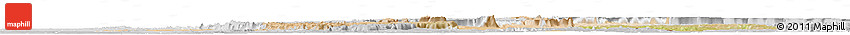 Satellite Horizon Map of Assaba, lighten, desaturated