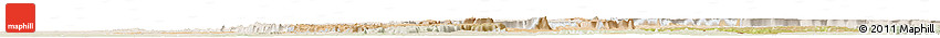Satellite Horizon Map of Assaba, lighten
