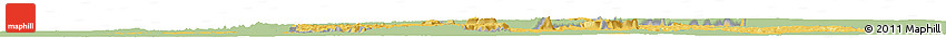 Savanna Style Horizon Map of Assaba, single color outside
