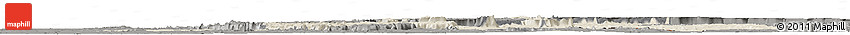 Shaded Relief Horizon Map of Assaba, darken, semi-desaturated
