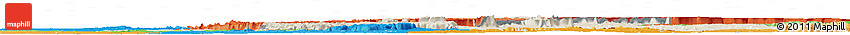 Shaded Relief Horizon Map of Assaba, political shades outside