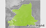 Physical 3D Map of Kiffa, desaturated