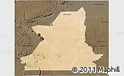 Satellite 3D Map of Kiffa, darken