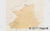 Satellite 3D Map of Kiffa, lighten