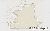 Shaded Relief 3D Map of Kiffa, lighten