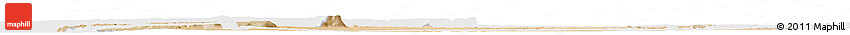 Satellite Horizon Map of Kiffa, single color outside