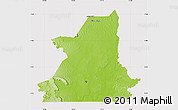 Physical Map of Kiffa, cropped outside