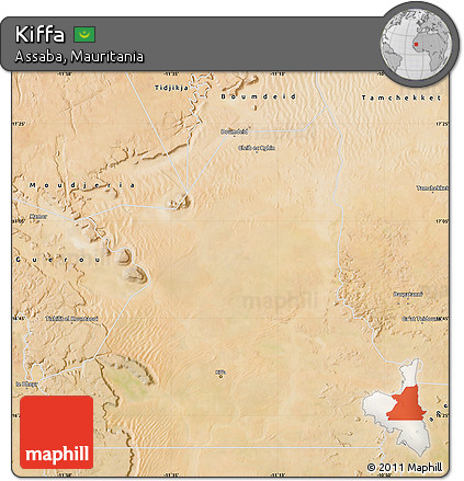 Satellite Map of Kiffa
