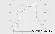 Silver Style Map of Kiffa, single color outside