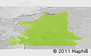 Physical Panoramic Map of Kiffa, lighten, desaturated