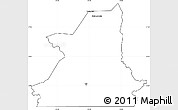 Blank Simple Map of Kiffa, cropped outside