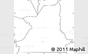 Blank Simple Map of Kiffa, no labels