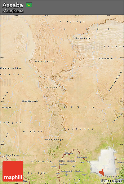 Satellite Map of Assaba