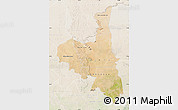 Satellite Map of Assaba, lighten