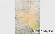 Satellite Map of Assaba, semi-desaturated