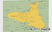 Savanna Style Panoramic Map of Assaba