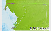 Physical 3D Map of Nouadhibou