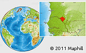 Physical Location Map of Gorgol