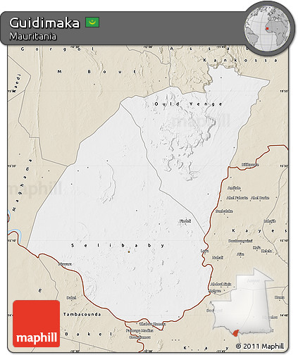Classic Style Map of Guidimaka