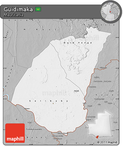 Gray Map of Guidimaka