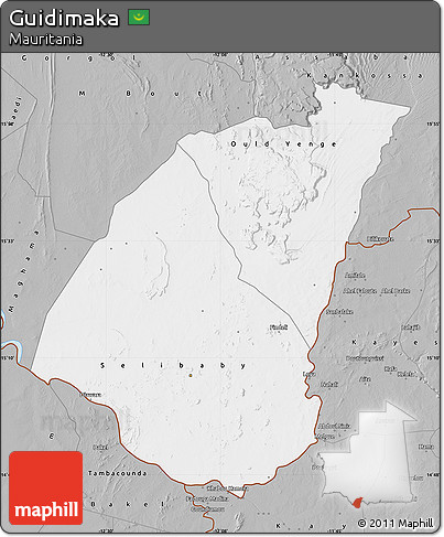 Gray Map of Guidimaka