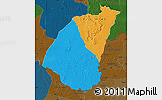 Political Map of Guidimaka, darken