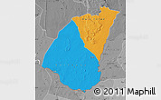 Political Map of Guidimaka, desaturated